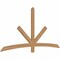 Ekena Millwork Alberta Smooth Timber Gable Bracket, Western Red Cedar, 84"W x 42"H x 1 1/2"D x 3 1/2"F, 12/12 Pitch GBW084X42X0204ALB00SWR - alternate 5